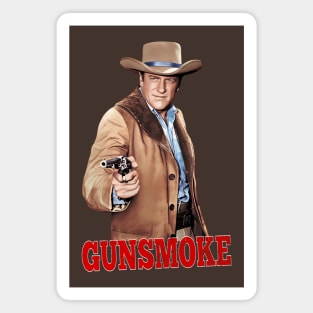 Gunsmoke - Matt Dillon - Gun - 50s Tv Show Magnet